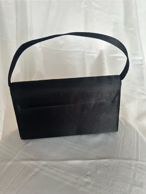 Black Embroidered Evening Shoulder Bag thumbnail 3