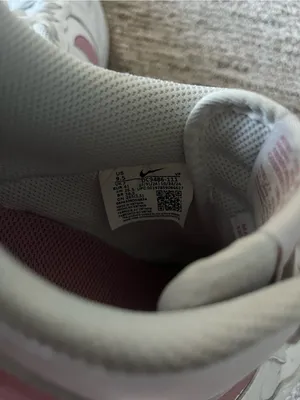 Nike Air Force Ones with Pink Swoosh size 9.5 thumbnail 3