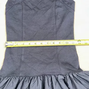 GLG Good Luck Gem Mini Dress Womens XS Black Halter Drop Waist Bubble Hem thumbnail 9