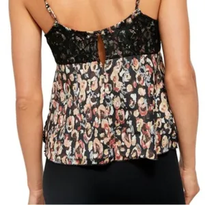 NWT Free People Little Dreams Printed Lace Camisole thumbnail 3