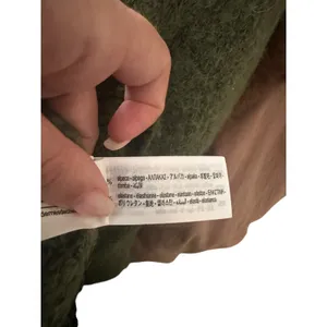ZARA Stand‎ Collar Alpaca Blend Cropped Sweater Green Small thumbnail 6