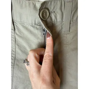 Agolde Daria Utility Pants Women 25 Khaki Tan Poplin Cargo Streetwear Designer thumbnail 7