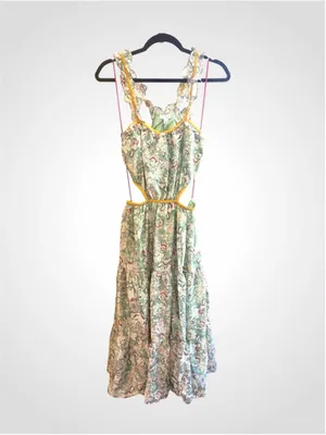 Current Air Lasalle Open Back Midi Dress Size M thumbnail 4