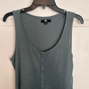 Frye Button Front Cotton Midi Dress thumbnail 4