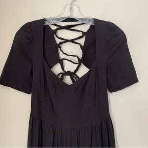 Free People Frances Tie Back Midi Dress thumbnail 11