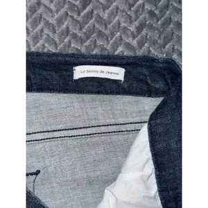 FRAME Le Skinny de Jeanne‎ Jeans Dark Wash Raw Hem Denim Size 28 thumbnail 4