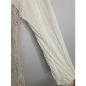 Gimmicks by BKE Y2K Buckle Womens Top Sheer Lace Front Back Beaded Embroider Size L thumbnail 7