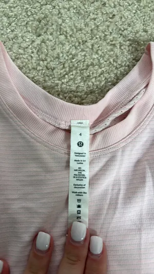Lululemon Tank Top Light Pink thumbnail 2