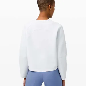 Lululemon AirWrap Crew White Sweatshirt Size 4 thumbnail 3