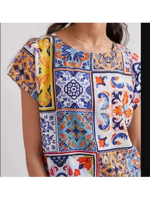 Anthropologie Maeve Paisley Printed Blouse thumbnail 3
