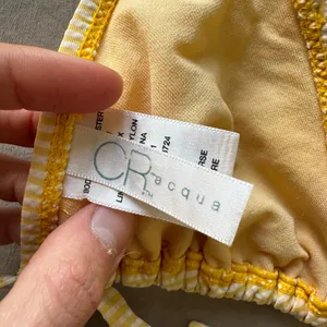 CR acqua SEERSUCKER Triangle Bikini Top thumbnail 3