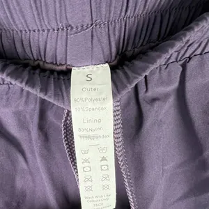 Halara NWT Drawstring Contrast Flowy Mesh 2-in-1 Shorts Purple Size Small S NEW thumbnail 6