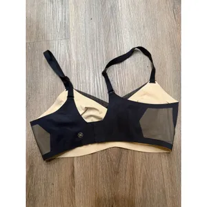 Honeylove Silhouette Bra Black Sand Wireless Mesh Bralette Size Large 38B 38C‎ thumbnail 2
