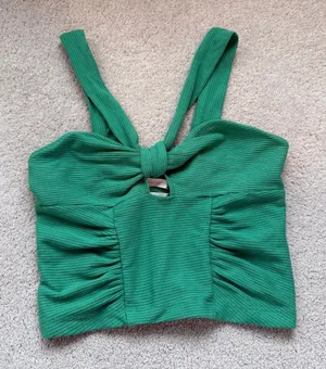 Urban Outfitters Top Crop Green Cutout thumbnail 1