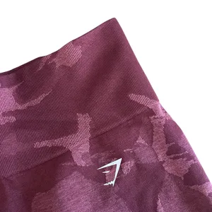 Gymshark Maroon Camo Leggings Sz M thumbnail 2