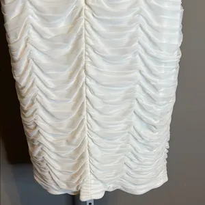 Adrianna Papell‎ White Embellished Mini Sheath Dress Bridal Holiday 8 Party thumbnail 14