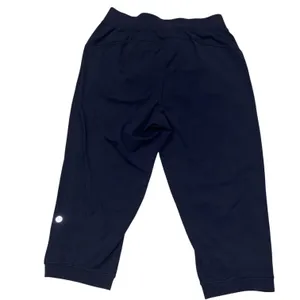 Lululemon Navy Blue Rejuvenate 18” Crop Leggings Pants 6 LW6AMS thumbnail 4