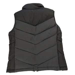 LL Bean Vintage Goose Down Puffer Vest Womens Size Small Petite Black Zip Up thumbnail 2