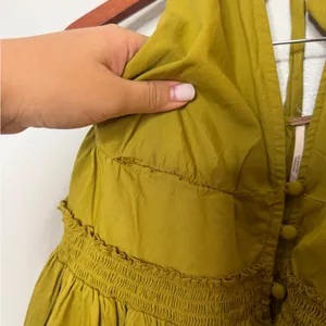 Free People Dirty Olive Sail Away Halter Tunic Mini‎ Dress thumbnail 6
