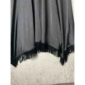 Uncle Frank Black Halter Fringe Dress‎ Y2K Grunge Indie Sleaze Party Girl XS NEW thumbnail 3
