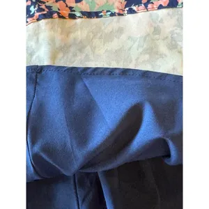 Club‎ Monaco Skirt Women 4 Pink Blue Floral A Line Skater Mini Boho Cottagecore thumbnail 7