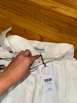 Anthropologie Midi Linen Blend Skirt thumbnail 5