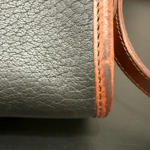 Vintage DOONEY & BOURKE All Weather Leather Collection Black/Brown Crossbody Bag thumbnail 14