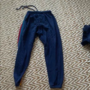 Navy Aviator Nation Sweatpants with Red and Yellow Stripe thumbnail 5
