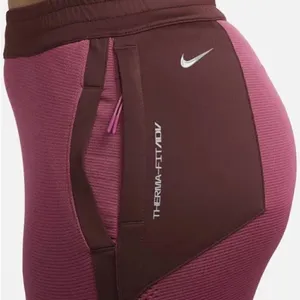 Nike Women’s Thermal Fit Training pants large maroon thumbnail 2