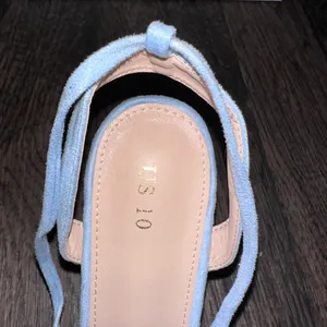 Allegra K Light Blue Strappy Heels thumbnail 3