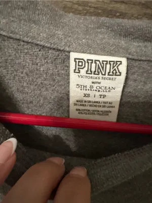 PINK Victoria's Secret Gray Crewneck with Yellow WVU Lettering thumbnail 3