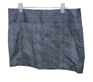 Express Gray Mini Skirt‎ Womens Size 6 Lined Back Zip thumbnail 1