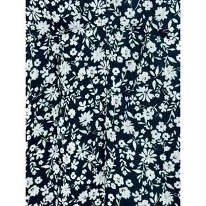 Abercrombie & Fitch Black White Floral Print Tie Back Mini Dress Womens Size S thumbnail 5