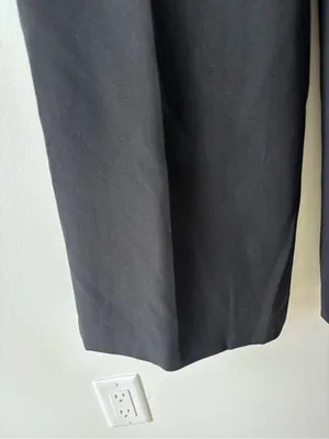 Zara Black High Waisted Wide Leg Trouser Dress Pants Business Professional Work thumbnail 4