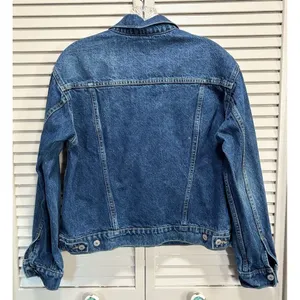 Old Navy Dark Wash Denim Jacket Size Small Pockets‎ Button Up Collar Cotton thumbnail 5