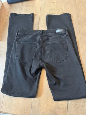 Abercrombie & Fitch Black Harper Low Rise Skinny Boot Jeans Women's Size 25 0 R thumbnail 3