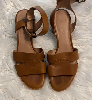 Madewell Sandals Size 7.5 Leather Upper Lining And Sole See All Photos thumbnail 12