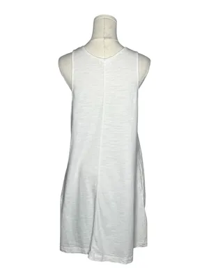 Nation LTD Phoebe Sleeveless A Line Mini Dress in Optic White thumbnail 3