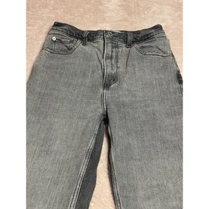 Abercrombie & Fitch The Ankle Straight Ultra High Rise Black Size‎ 25/0R Bin11 thumbnail 3