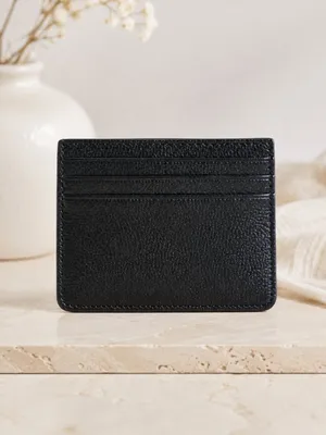 Kate Spade Black Saffiano Leather Card Holder Wallet KSNY Logo NWT thumbnail 2