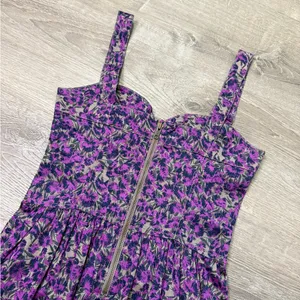 •Free People• Purple Floral Dress thumbnail 6