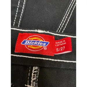 Dickies Carpenter Women's Black High Waisted Straight Leg Cargo Denim Jeans Sz 5 thumbnail 5