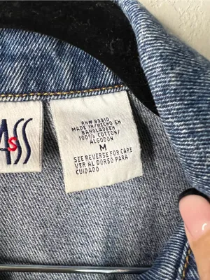 Bill Blass Vintage 90s Denim Trucker Jean Staple Retro Jacket thumbnail 5