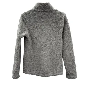 Patagonia Los Gatos‎ Fuzzy Jacket Women’s Size Small Gray 1/4 Zip Long Sleeve thumbnail 3