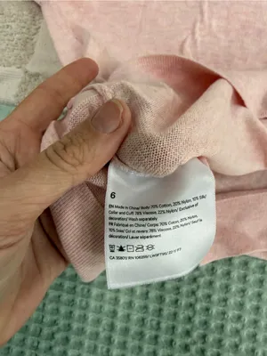 Lululemon Silk-Blend Crewneck Sweater Heathered Dew Pink size 6 thumbnail 3