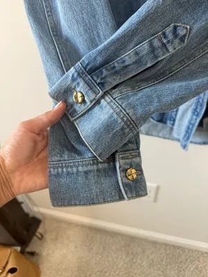 Tuckernuck Denim Button-Up  jacket Shirt S thumbnail 5