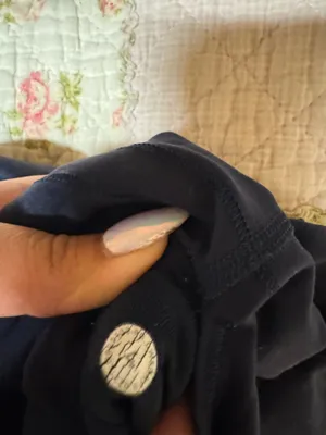 navy cropped 23 inch lululemon wunder train thumbnail 5