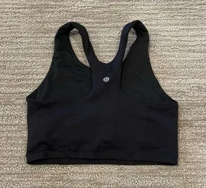 Lululemon Athletica Black Crop Top thumbnail 2