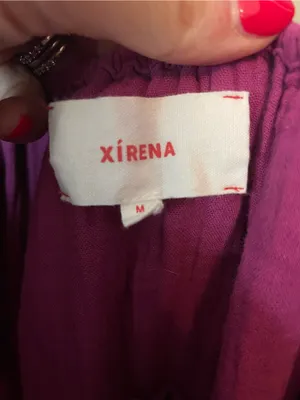 Xirena Nissa Cotton Gauze Tiered Mini Dress Pink Size M thumbnail 9