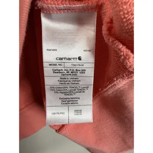 Carhartt Womens TS6179-W Coral Pink Tencel Fiber Series Relaxed Sweatshirt 2X thumbnail 5